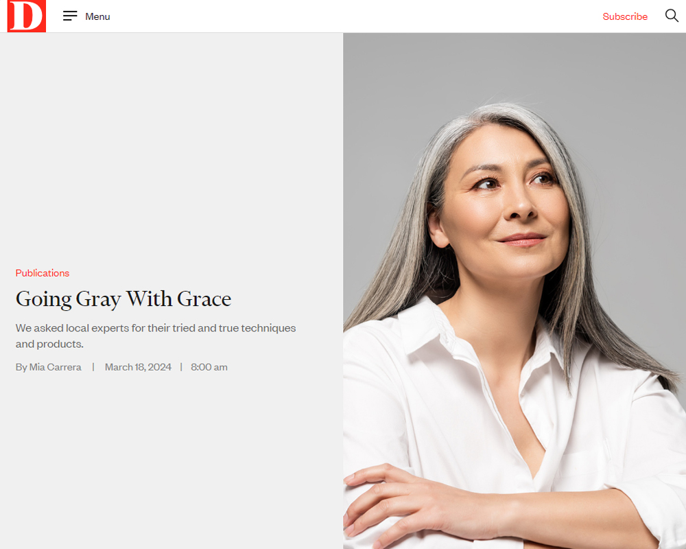 Press Release Going Gray with Grace